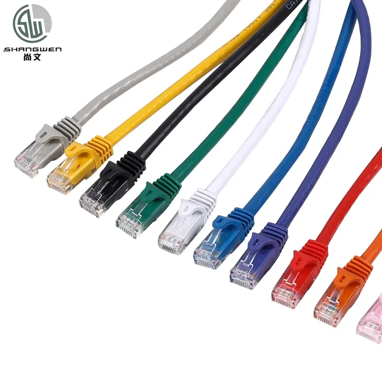 UTP rj45 cat5e cat6 cat6a computer network communicatioan patch cord cable 1m 3m 5m