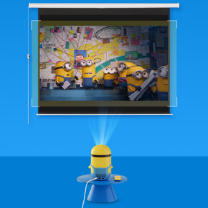 Mini Proyector Inteligente con Enfoque Automático, 300lm, LCD 720P 1280*720, Cine en Casa, Android <span class=keywords><strong>9</strong></span>, Proyector LED Inalámbrico para Teléfono Móvil 4K - Product Image 6