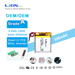 Kc MsdsUl1642証明書LipoBatterie <span class=keywords><strong>3.7V</strong></span>リチウムイオンバッテリー503035500Mahリチウムポリマーバッテリー - Product Image 1
