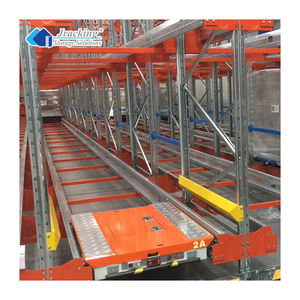 מדפי אחסון אוטומטיים של Jracking, מדפי רדיו-שייט, מדפי משטחים לאחסון בתפזורת במחסן - Product Image 1