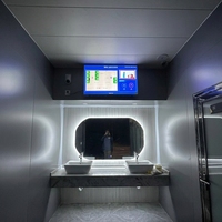 Toilettes publiques personnalisées, écologiques et de luxe, pour parcs extérieurs, chantiers de construction, attractions touristiques, toilettes mobiles en métal