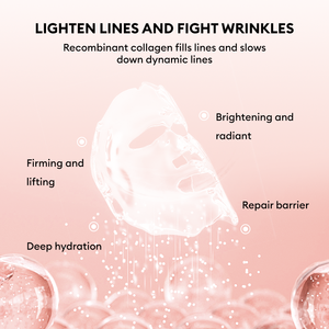 Masque réparateur anti-rides au <span class=keywords><strong>collagène</strong></span> recombinant D-nutrimec, effet lifting, raffermissant, hydratant et illuminateur - Product Image 3