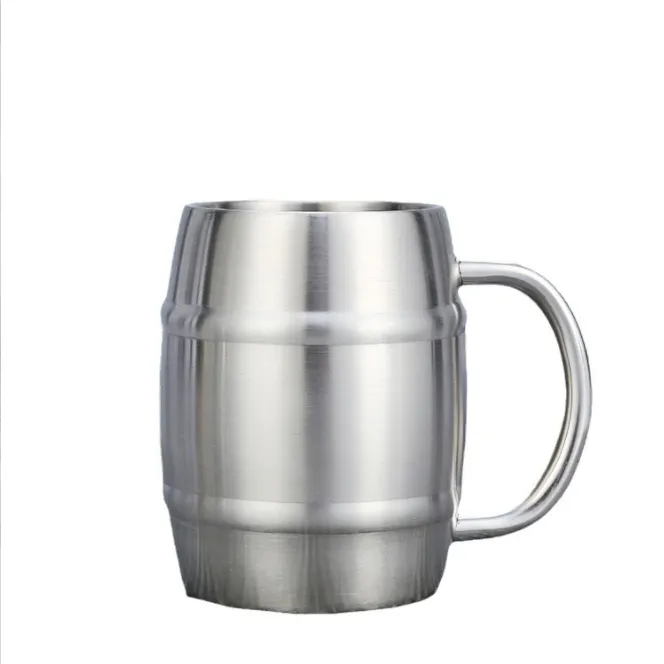14oz Coffee mug stainless steel vacuum insulated tumbler double wall mug
