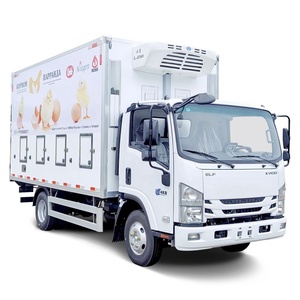 Camion de transport de poussins Isuzu KV100, camion pour volailles vivantes, camion pour poussins d'un jour, remorque à volailles ventilée, double température - Product Image 4