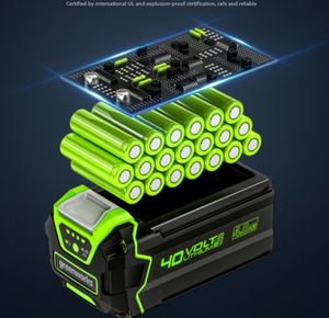 <span class=keywords><strong>Souffleur</strong></span> à batterie au lithium sans balais <span class=keywords><strong>Greenworks</strong></span> 40V, ventilateur industriel haute puissance, <span class=keywords><strong>souffleur</strong></span> d'air portable pour le jardin, pour le nettoyage en extérieur - Product Image 6