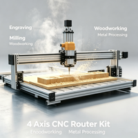 Kit mécanique CNC Lead 1000x1500mm avec 4 moteurs NEMA23 pour routeur à bois