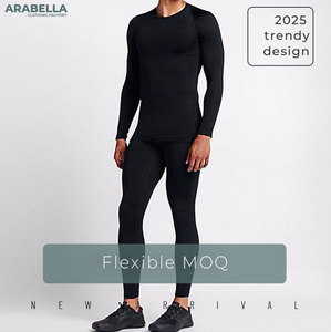 Arabella 2025 Logo personalizzato camicia di compressione Leggings maschile atletico sollevamento del culo Fitness indossare dolcevita per gli uomini taglie estive - Product Image 2