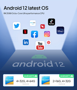 Écran intelligent portable tactile 4K Android 13 de 32 pouces avec support mobile sur roulettes pour le <span class=keywords><strong>camping</strong></span>, téléviseur LCD - Product Image 5