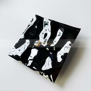 LL29 Direct Manufacturer 316 Stainless Steel Water Ripple Ceiling <b>Sheet</b> PVD Coating Black <b>Mirror</b> Water Wave for Shopping Mall - Product Image 2