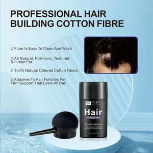 Wekeking 12g שיער בניית סיבי כותנה צמחים באופן מיידי מלא עיבוי נראה עיצוב שיער משובח עבור נשים גברים - Product Image 4