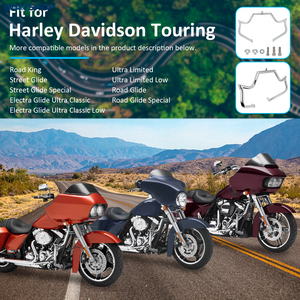 Barre de protection moteur personnalisable pour Harley Davidson Touring Road Glide Road King Street Glide <span class=keywords><strong>Electra</strong></span> Glide <span class=keywords><strong>CVO</strong></span> - Product Image 4