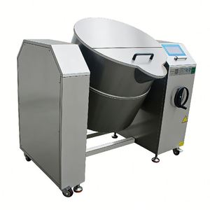 Stainless Steel Tilting Steam <b>Kettle</b> for Cooking Mixing and Cooling in Food Processing Lines - Product Image 3