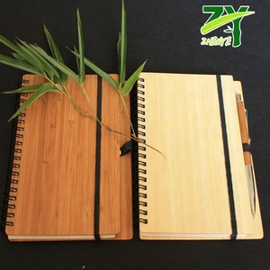 ZY-851 copertina di bambù ecologica quaderni degli studenti taccuini articoli per la casa - Product Image 2