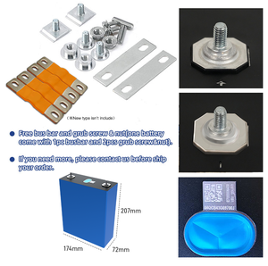 แบตเตอรี่ลิเธียมไอออนแบบปริซึม LPF3.2-340Ah LiFePO4 3.2V 340Ah เกรดสำหรับเก็บพลังงานภายในบ้าน อายุการใช้งาน 11000 รอบ - Product Image 5