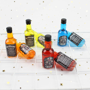 Miniature Replica Whiskey Bottle Cake Toppers Plastic Reusable For Birthday Father'S Day Decorations - Product Image 3