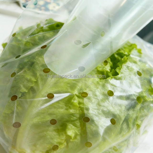 High Performance BOPP Anti Fog Plastic Film - Food Safe Perforated Breathable Packing for Fruits & Vegetables