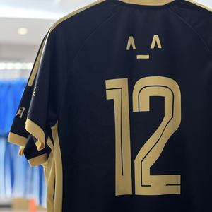 定制泰国蓝白足球服足球衫足球服套装 - Product Image 1