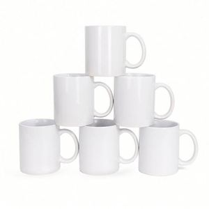 Tazas de Café de Cerámica de 11 oz para Sublimación, al por Mayor de Fábrica, de Alta Calidad, con Impresión de Logotipo Personalizado - Product Image 1
