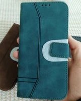 Étui portefeuille en cuir PU pour iPhone 15 16 17 Pro Max Plus avec support, fentes pour cartes, fermeture magnétique et coque antichoc
