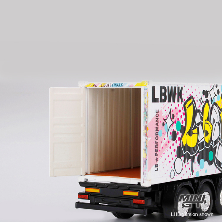 MINIGT Benzactros LBWK 1/64 Diecast Alloy Toy Truck Model