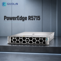 Serveur en rack DELL PowerEdge R5715 2U, serveur de calcul en périphérie pour site distant et serveur de traitement de données industrielles