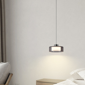 Italian Modern Designer High-End Pendant Light for Bedroom Coffee <b>Shop</b> Minimalist Scandinavian Style <b>Small</b> Dining Pendant Light - Product Image 1