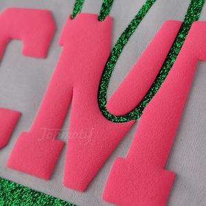 Новое поступление, материал, розовый, толстый, объемный, виниловый, лазерная резка, печать на термопресс - Product Image 3