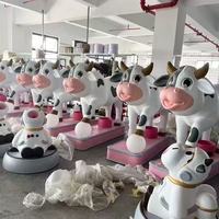 Ensemble de terrain de jeu intérieur pour enfants Simulateur de traite de vache amusant avec équipement de jeu sonore pleurant