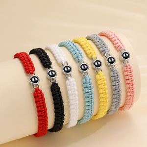 Hecho a mano 100 idiomas te amo Nano proyección piedra <span class=keywords><strong>pulseras</strong></span> foto personalizada proyector Stonecast encanto pulsera - Product Image 2