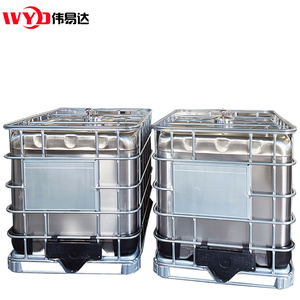 <span class=keywords><strong>Vente</strong></span> directe d'usine de produits chimiques, réservoir IBC en acier inoxydable de qualité alimentaire, gain de place - Product Image 2