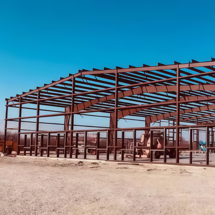 Industrial Light Steel Portal Frame Structural Building Prefab Garage ...
