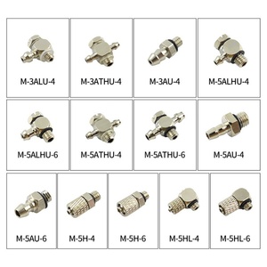 Raccord pneumatique en acier inoxydable Hofujng EPSMC MS-3ALU-3 MS-3ALU-4 MS-5ALU-3 MS-5ALU-4 MS-5ALU-6 Connecteur pneumatique - Product Image 4