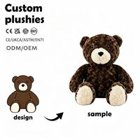Usine de fabrication de jouets en peluche sur mesure, fabricant de peluches personnalisées en gros, ours en peluche de haute qualité, OEM