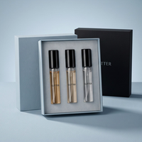 Flacon de parfum en verre transparent, atomiseur de parfum de voyage transparent, flacon pulvérisateur vide portable pour échantillon cosmétique