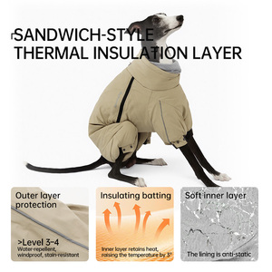 Veste <span class=keywords><strong>de</strong></span> ski <span class=keywords><strong>pour</strong></span> chien Touchdog à 3 couches isolées, coupe-vent, imperméable, <span class=keywords><strong>manteau</strong></span> d'hiver à quatre pattes, réfléchissant, <span class=keywords><strong>pour</strong></span> Greyhound, <span class=keywords><strong>Whippet</strong></span>, chaud - Product Image 3
