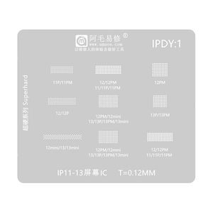 Herramienta de reparación de pulido de pantalla Amaoe IC BGA <span class=keywords><strong>Re</strong></span> molde de pegamento malla de estaño de acero adecuado para <span class=keywords><strong>iPhone</strong></span> 11/<span class=keywords><strong>12</strong></span>/13/Mini/Pro/Max - Product Image 1