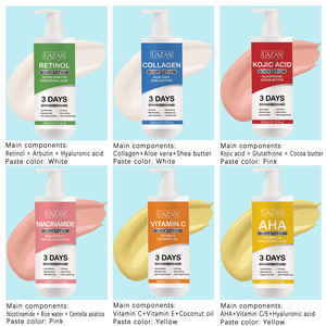 OEM organik kakao yağı AHA Kojic asit beyazlatma nemlendirici vücut losyonu en parlatıcı sıkılaştırıcı vücut kremi kadınlar için - Product Image 2