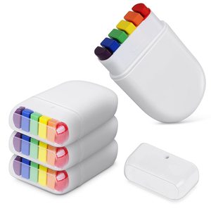 สีเพ้นท์หน้าและตัวแบบแท่ง 6 สี รุ่นเรนโบว์ ล้างออกได้ ใช้สำหรับแต่งหน้าในงานเทศกาลและงานปาร์ตี้ - Product Image 5