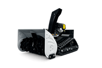 Souffleuse à neige de qualité industrielle avec moteur à commande PLC, 278 kg, jaune et noir, pour le nettoyage des routes hivernales des campus commerciaux