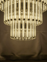 Lustre d'ingénierie de grande taille, multi-niveaux, en cristal K9, pour villa, escalier, hall d'entrée