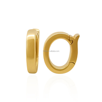 14K solide véritable or jaune résultats de bijoux fermoir conteneur bijoux accessoire en or pour collier à faire soi-même fabrication de bracelets