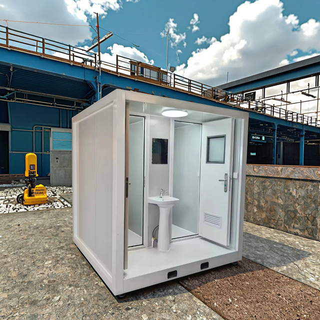 Portable Container Mobile Toilet Design Modular Prefabricated Toilet Container