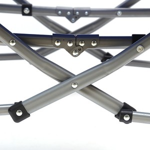 Sedia da Campeggio Pieghevole Moderna in Metallo per Spiaggia e Parco Sunshine Leisure - Product Image 6