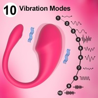 Kabelloser App-gesteuerter Aufladbarer G-Punkt und Klitoris-Stimulator - Tragbarer Simulierter Kaulquappenförmiger Kleiner Wal-Vibrator