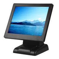 Monitor de Pantalla Táctil Múltiple de 15 Pulgadas a Prueba de Polvo y Agua con Logotipo OEM de Fábrica, Pantalla de Punto de Venta para Negocios de Restaurantes