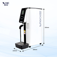 Machine à mousse de lait à vapeur automatique en acier inoxydable 6L avec réglage de la température, pour thé à bulles, café et lait