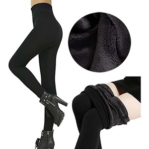 Legging thermique élastique pour femme, vêtement chaud d'hiver, de qualité supérieure, avec doublure en polaire, collant épais, pour le plaisir de la météo - Product Image 6