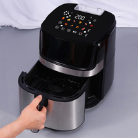 5.5L 6.5L vapeur tendre torréfaction numérique cuisson Air friteuse four verre visuel fenêtre Smart Air friteuse avec fonction vapeur