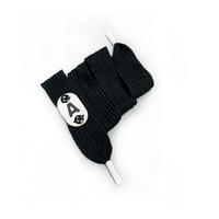 Cordon de serrage en coton et nylon avec logo personnalisé pour l'artisanat et l'emballage de sacs à vêtements Lacets à cordes plats et ronds
