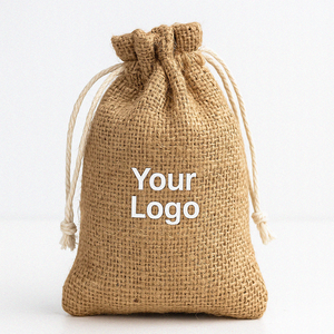 Taze Guatemalan kahve çekirdekleri hediye keseleri ambalaj için İpli ile özel doğal çuval bezi jüt kahve torbaları - Product Image 4